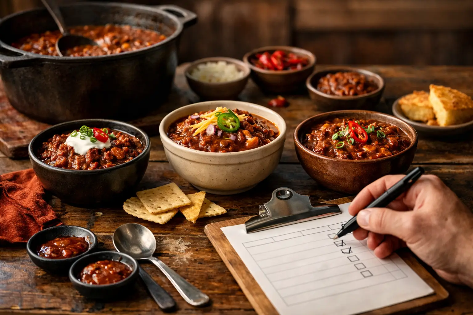 Chili Judging Scorecard for a Fairer Cook-Off