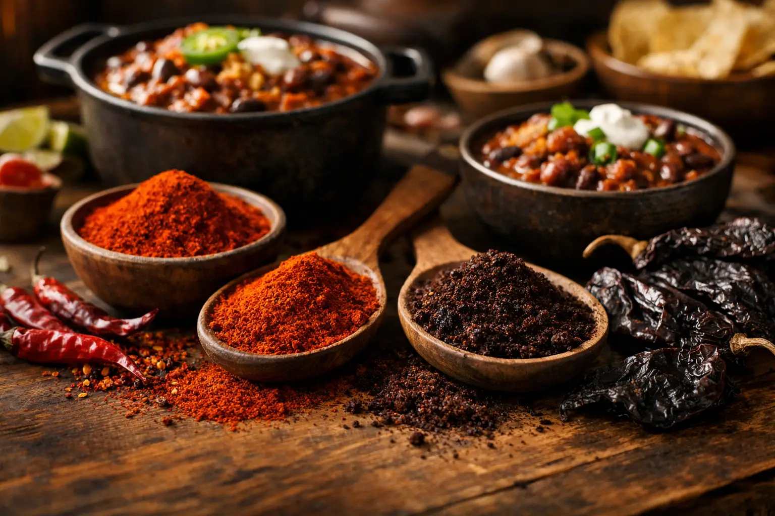Chili Powder vs Ancho Powder for Your Chili