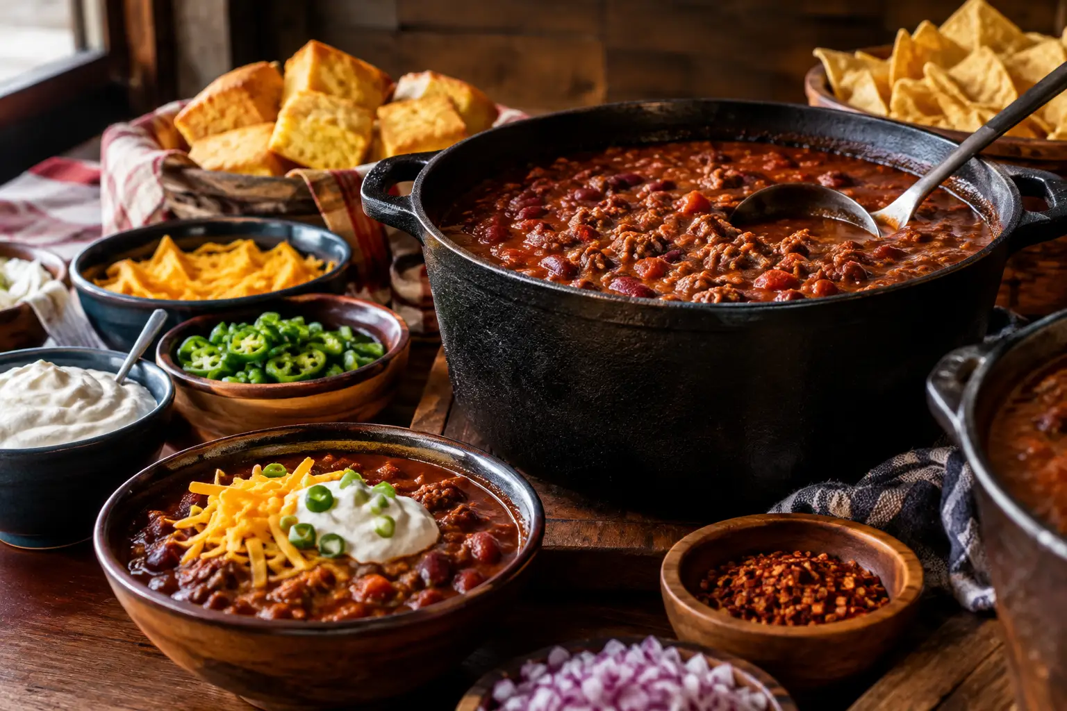How to Serve a Chili Bar for a Hungry Crowd