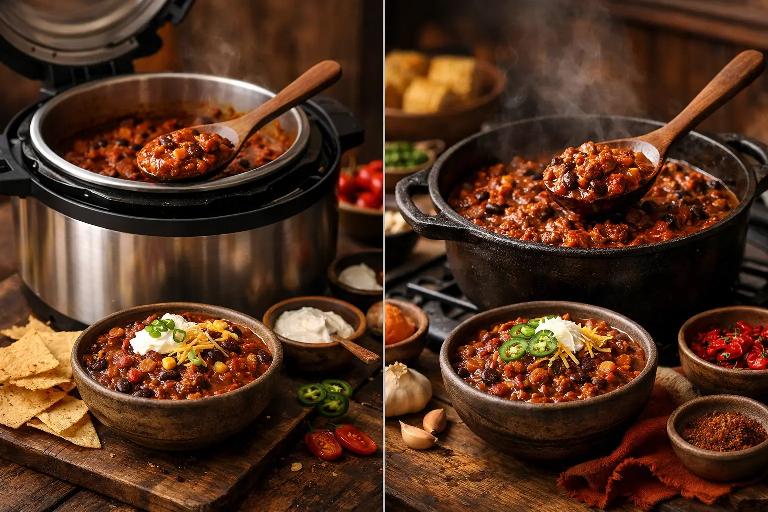 Pressure Cooker vs Stovetop Chili: Which Wins?