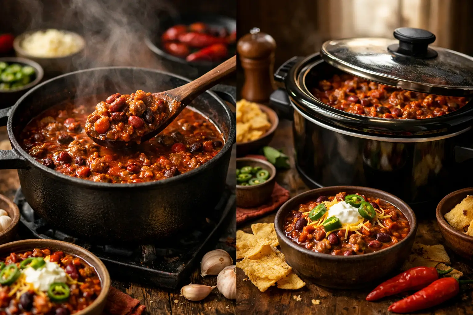 Stovetop Chili vs Crockpot: Which Wins?
